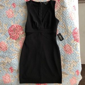 Forever 21 Black Dress with Mesh Cutouts |SM|